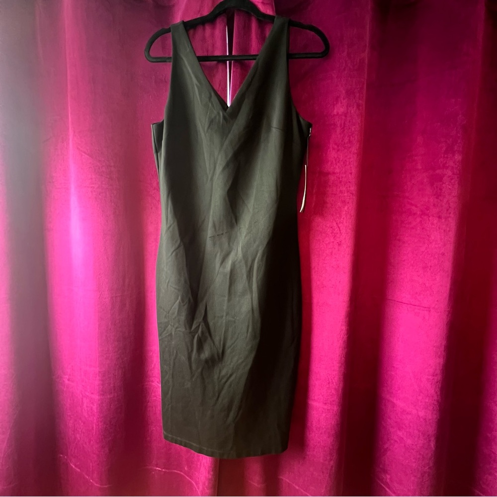 White House Black Market Black Backless Dress